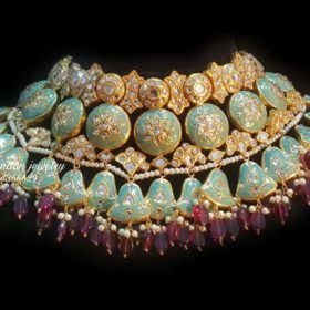 Necklace set ferozi