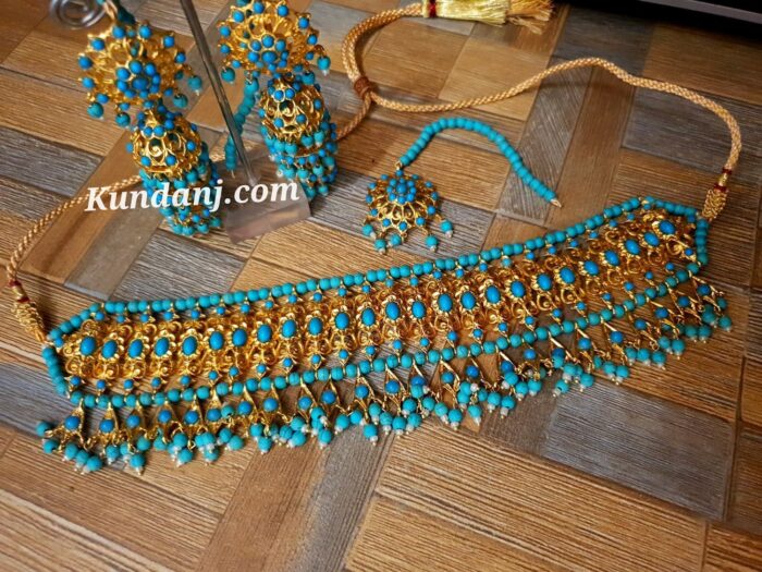 Turquoise Choker set - Image 2