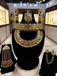 Zar-e-Shaam Kundan Bridal Set - Image 3