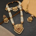 Royal Pearl Kundan Bridal Necklace Set
