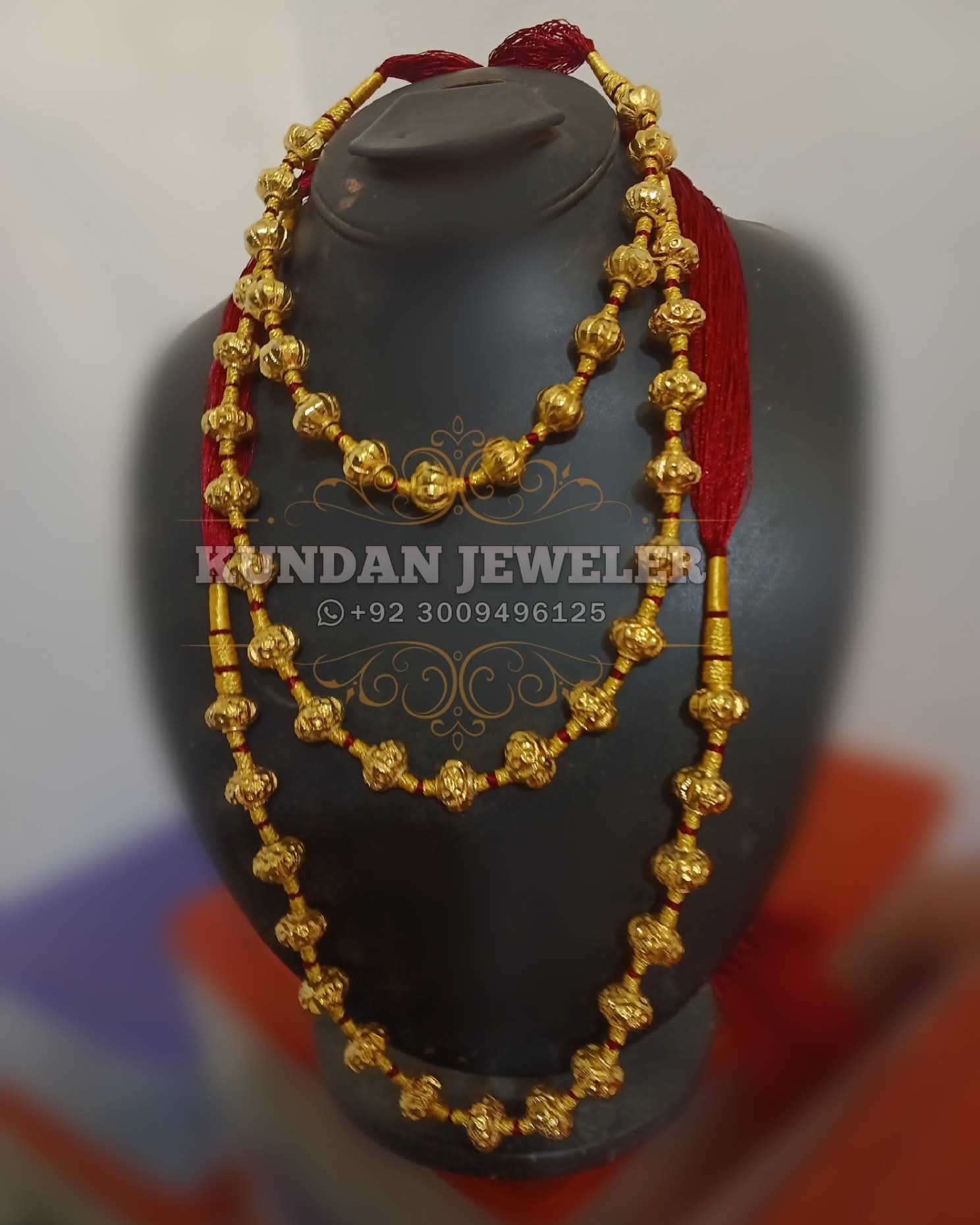 WhatsApp Image 2025-12-30 at 1.09.18 PM Traditional Multi-Layered Gold Bead Mala for Women | 24k Gold Plated - Image 1